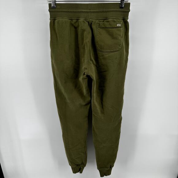 Stio Whitebark French Terry Jogger Sweatpants Outdoor Mountain Thyme Green Small - Picture 6 of 6